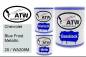 Preview: Chevrolet, Blue Frost Metallic, 20 / WA208M: 1L Lackdose + 1L Klarlack + 500ml Härter - Set, von ATW Autoteile West.